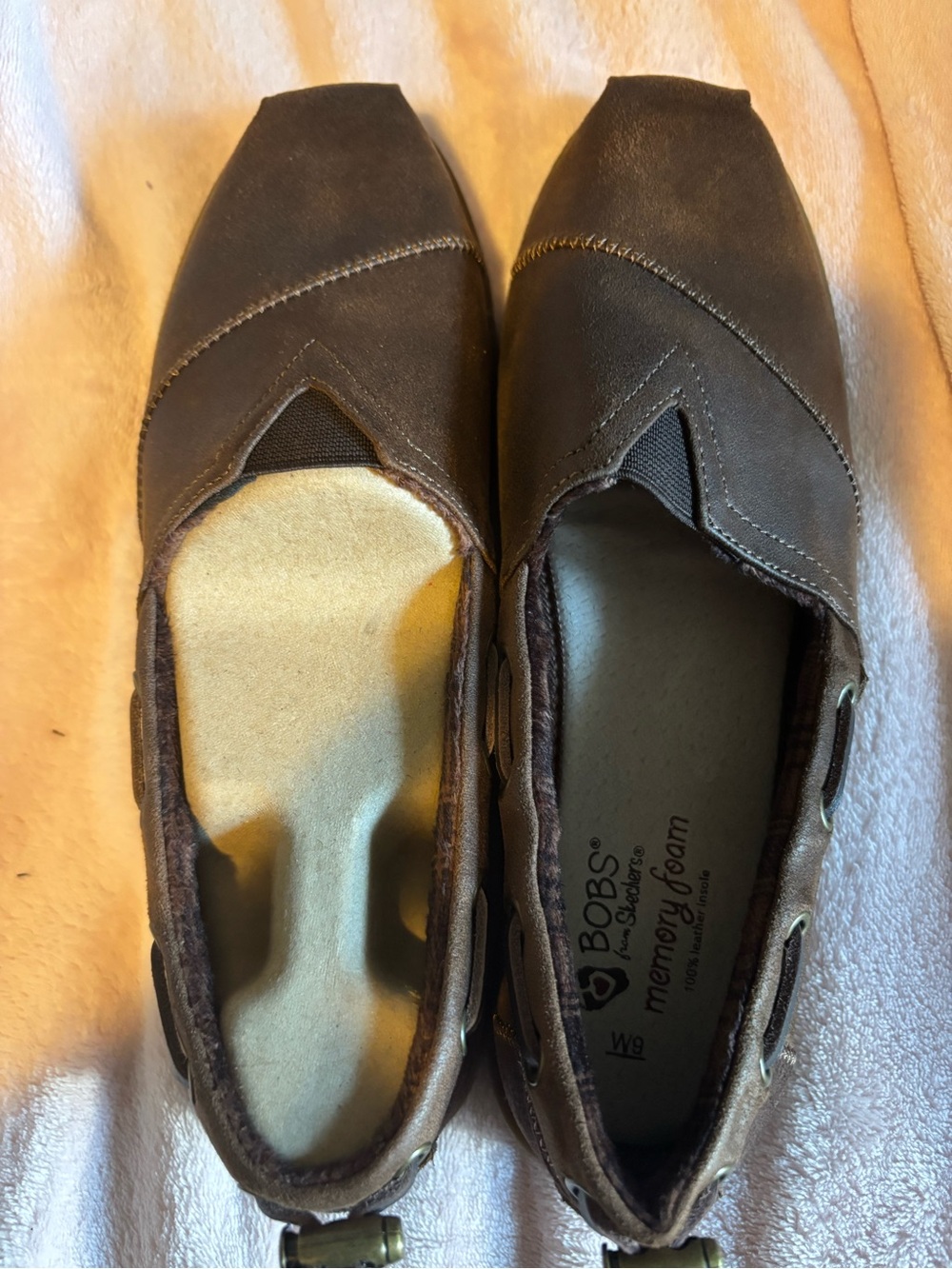 BOBS from Skechers Women's Brown Slip-On Loafers